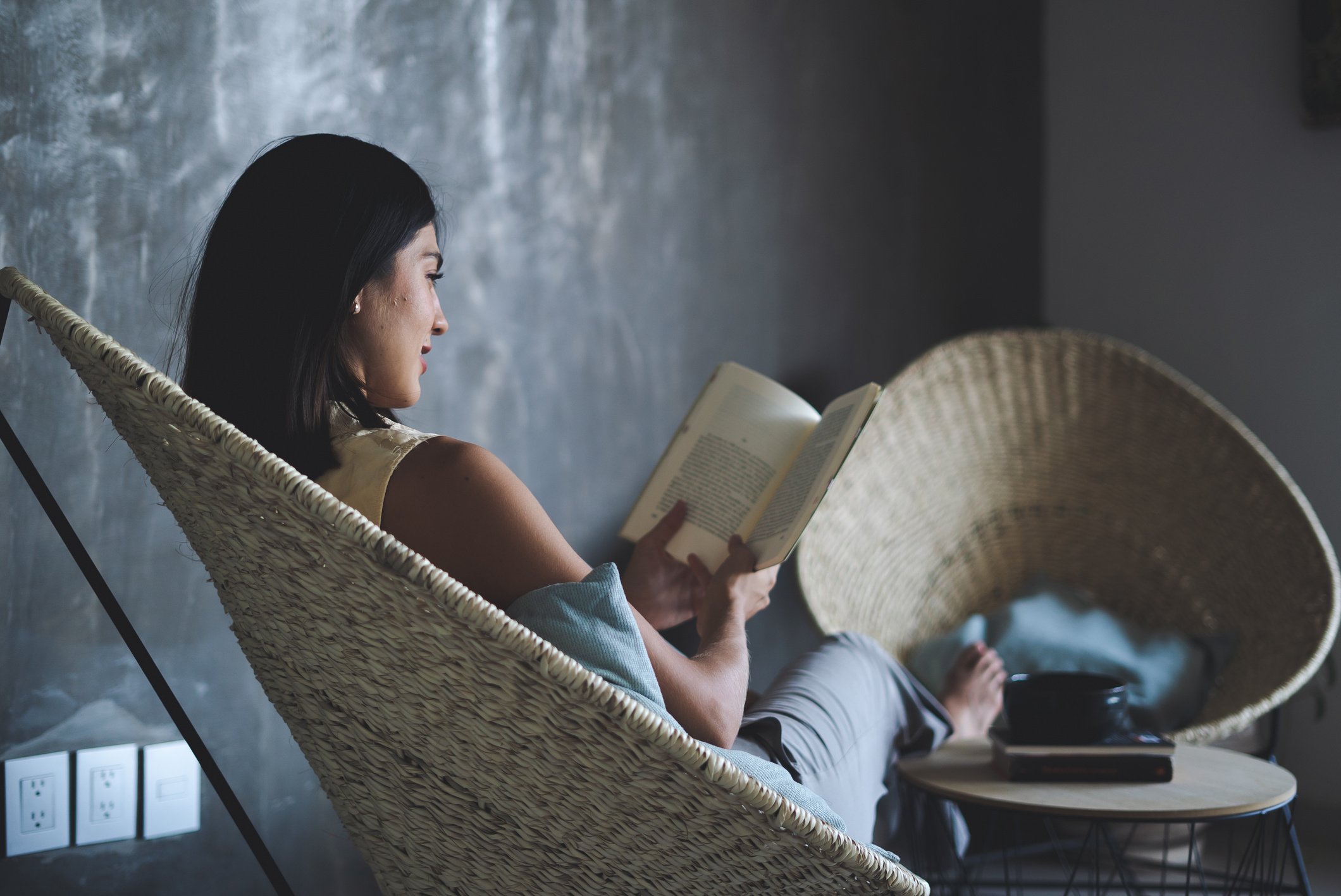 Woman Reading a Book